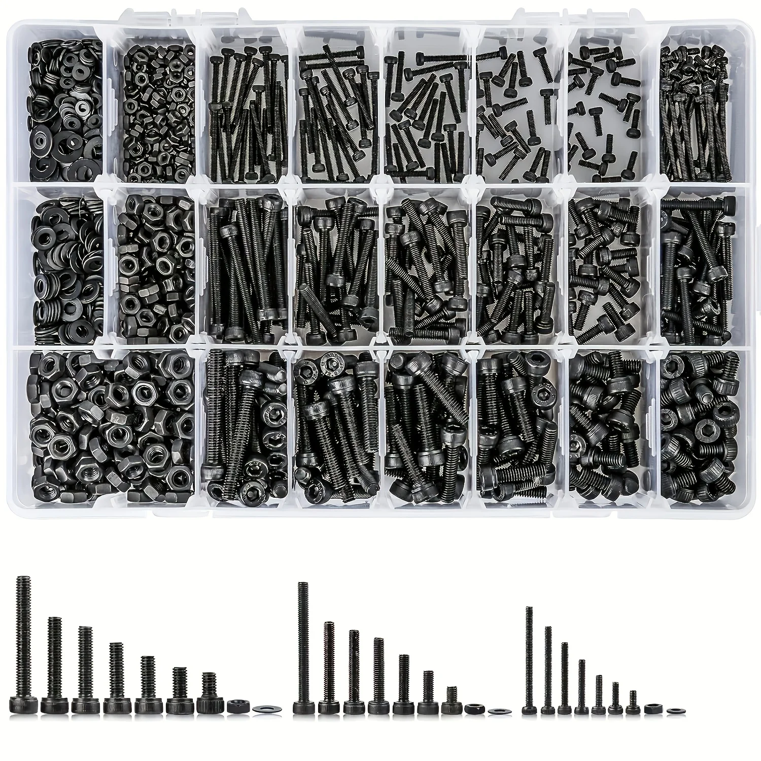 1260-Piece Metric Bolt Set for Metalworking 4 1260-Piece Metric Bolt Set for Metalworking - Image 4