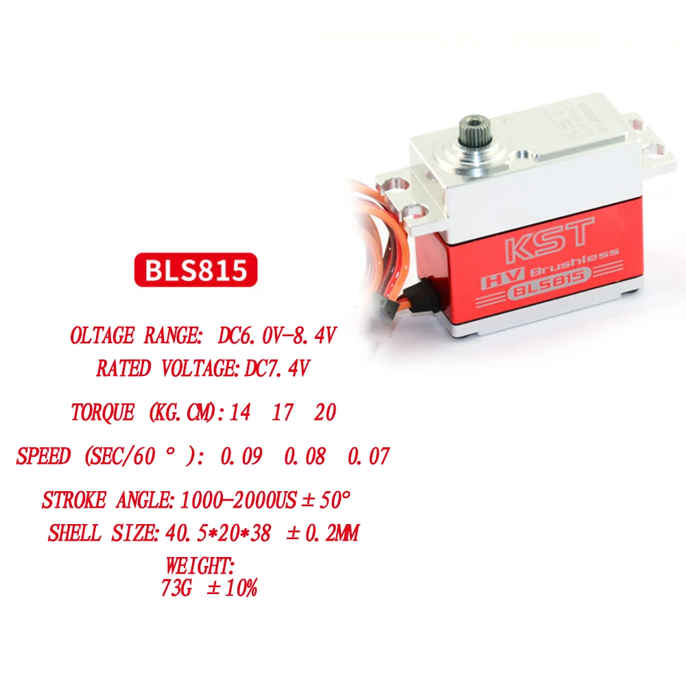 KST BLS905X & BLS815 Brushless RC Servos Set 2 KST BLS905X & BLS815 Brushless RC Servos Set - Image 2