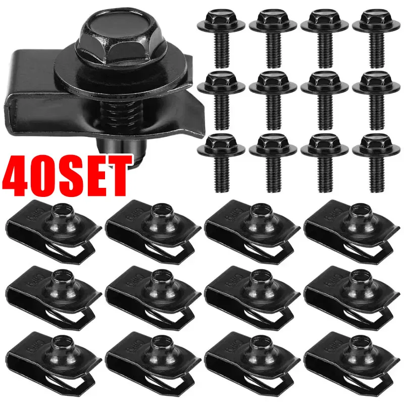 Automotive Fastener Set for Cars M6 - 40 Pieces 10 Automotive Fastener Set for Cars M6 - 40 Pieces - Image 10