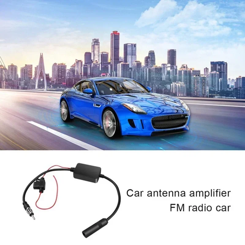 Black Car FM Signal Amplifier 25dB 80-108MHz 2 Black Car FM Signal Amplifier 25dB 80-108MHz - Image 2