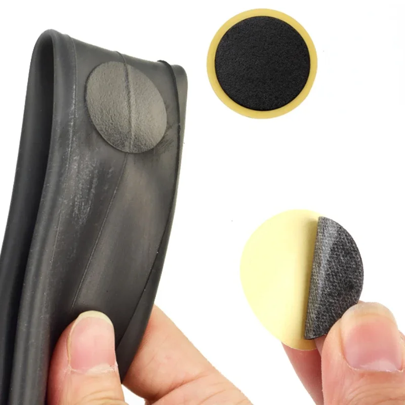 Bicycle Tire Patches Set for Quick Repairs 2 Bicycle Tire Patches Set for Quick Repairs - Image 2