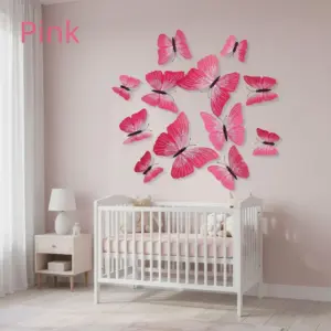 3D Butterfly Wall Decor Set in Multiple Colors 17 Sbb90f188ace74d5a843fd990782d4f6cw