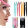 Colorful Eyebrow Razor Set for Precise Grooming