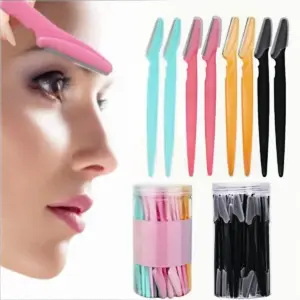 Colorful Eyebrow Razor Set for Precise Grooming