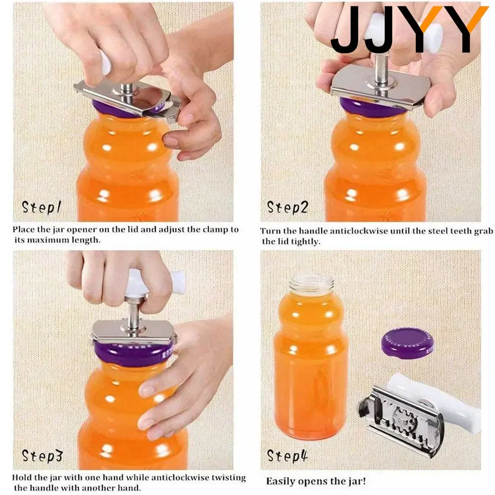Adjustable Stainless Steel Jar Opener for Easy Use 4 Adjustable Stainless Steel Jar Opener for Easy Use - Image 4