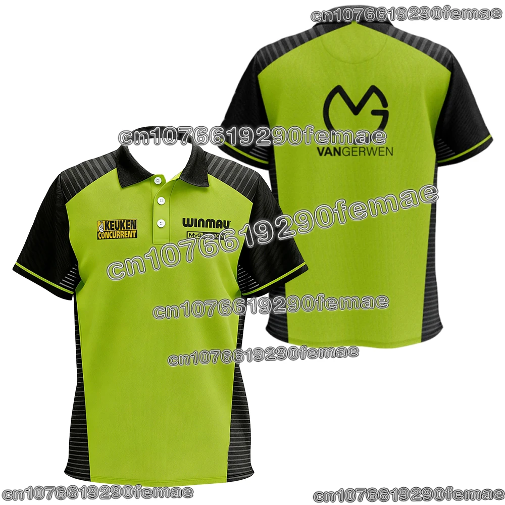 Michael van Gerwen Fan Polo Shirt 14+ to 4XL 2 Michael van Gerwen Fan Polo Shirt 14+ to 4XL - Image 2