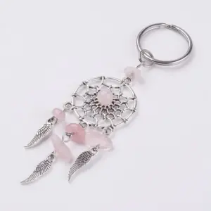Natural Stone Dream Catcher Keychain in Pastel Shades 10 Sbc848680ee934a7292ce569d71ff2793J