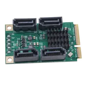 Mini PCIe to SATA III Expansion Card with 4 Ports 10 Sbd16385891dc4628bd0aebcdcaece2e9i