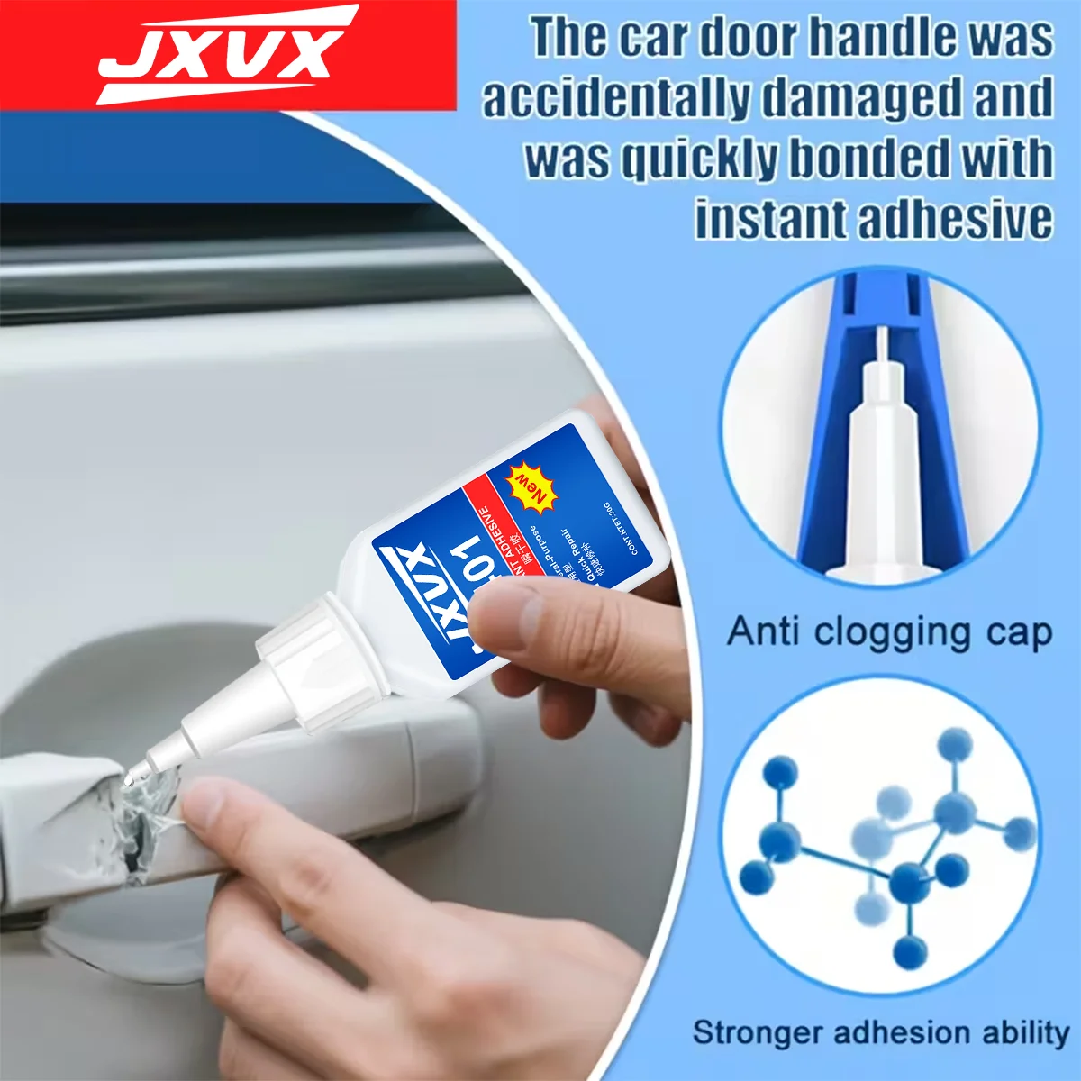 JXVX 401 Multi-Purpose Super Glue 20g 2 JXVX 401 Multi-Purpose Super Glue 20g - Image 2