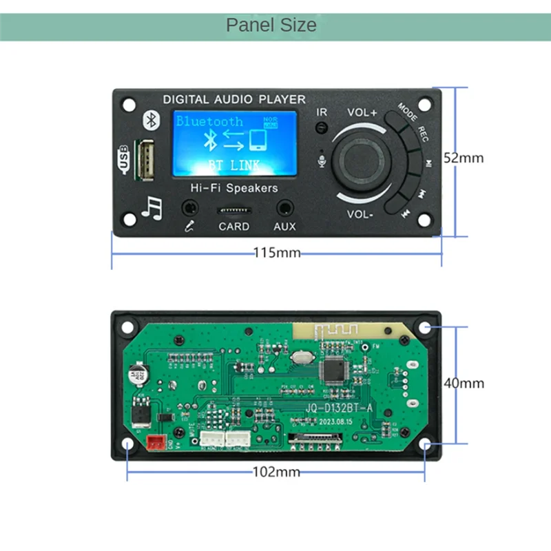 Car Bluetooth MP3 Amplifier Board with 3W Output 2 Car Bluetooth MP3 Amplifier Board with 3W Output - Image 2