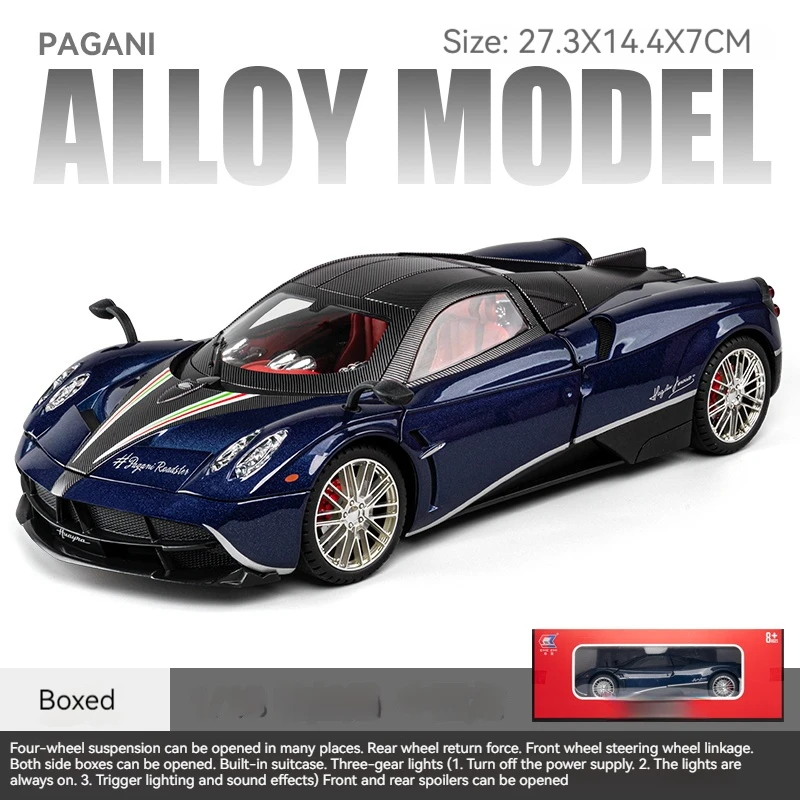Pagani Huaya 1:24 Diecast Model Car 7 Pagani Huaya 1:24 Diecast Model Car - Image 7