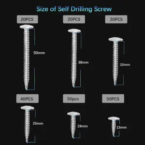 Stainless Steel TES210 Screw Set for Aluminum Profiles 8 Sbe3537710efb4e5caf0cd592a9047233k