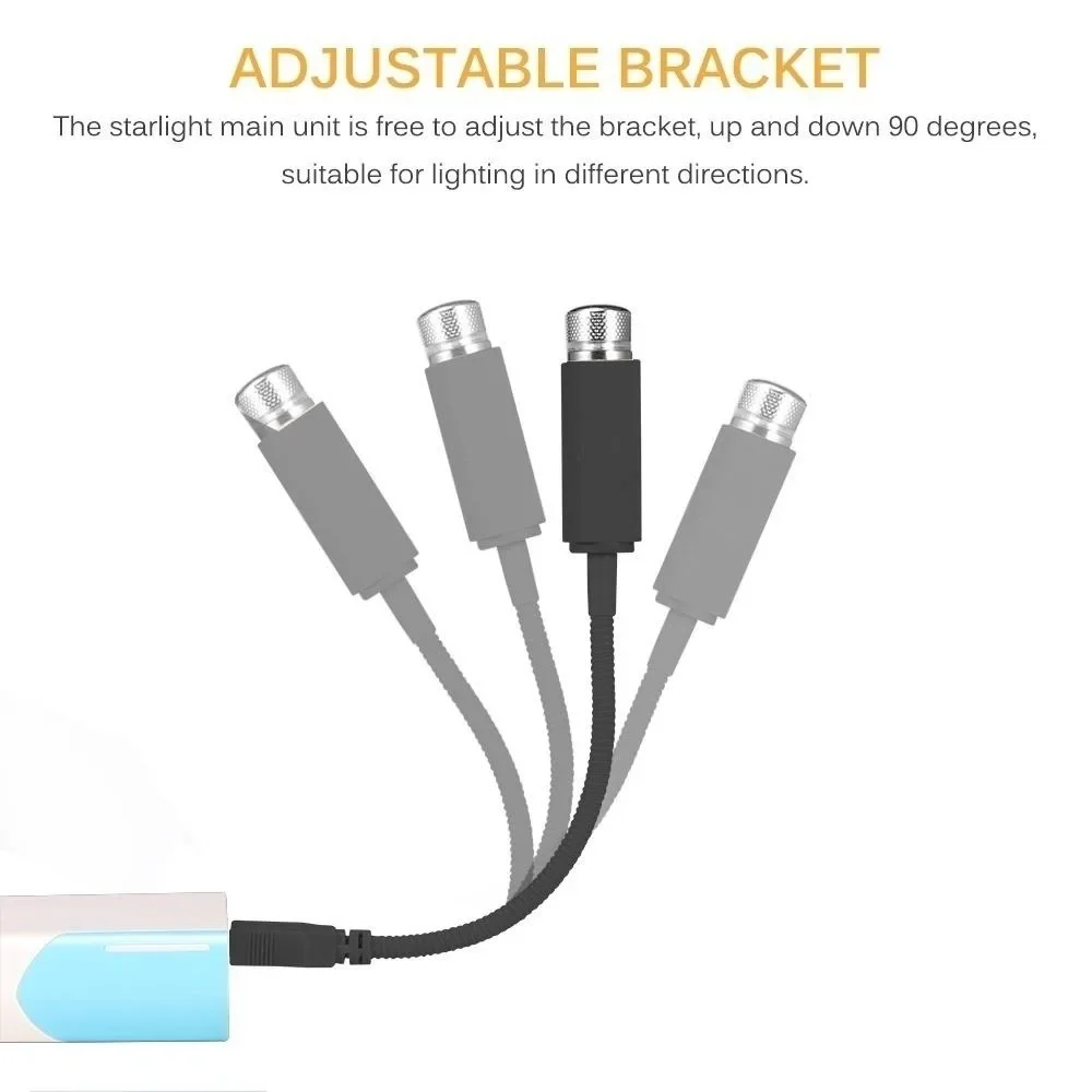 Red LED Star Projector for Cars and Rooms 2 Red LED Star Projector for Cars and Rooms - Image 2