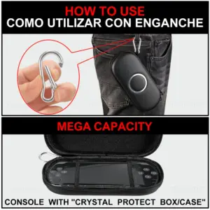 Black Portable PSP Carrying Case for Models 1000-3000 8 Sbeb248b965bc4dd19f64b6e04c2049a4F