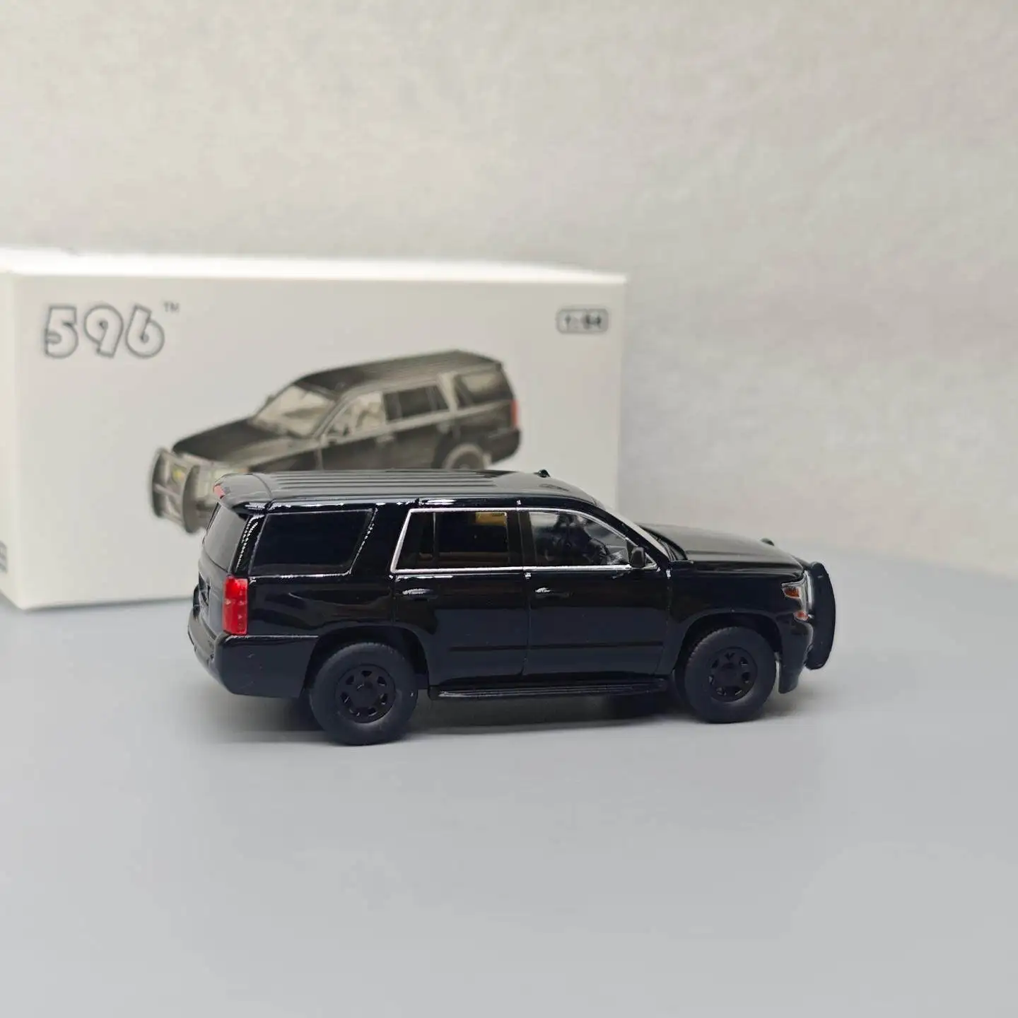 Black Police SUV Diecast Model 1:64 Scale 2 Black Police SUV Diecast Model 1:64 Scale - Image 2