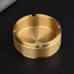 Brass Ashtray with Optional Lid - Modern Design 17 Sbf11809ea4cf4163acfbc970c2c8bd5dd