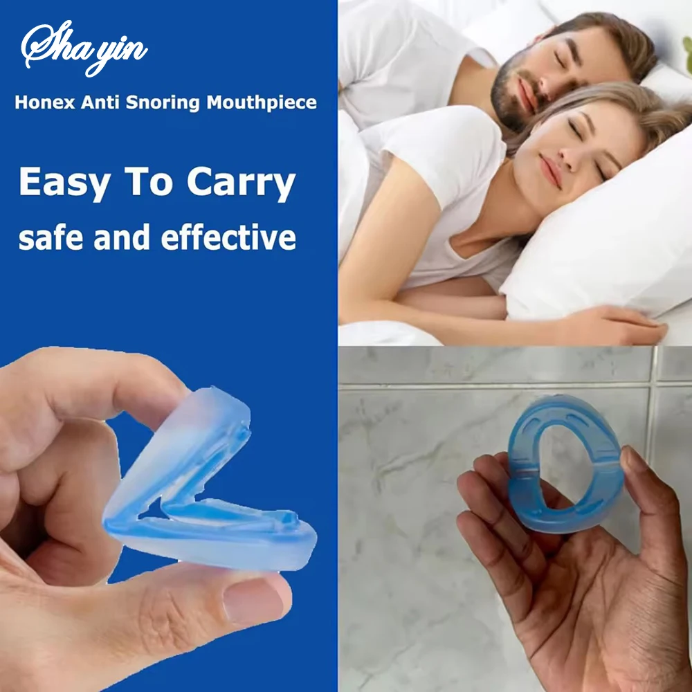 Blue Large Anti Snoring Mouthpiece for Better Sleep 2 Blue Large Anti Snoring Mouthpiece for Better Sleep - Image 2