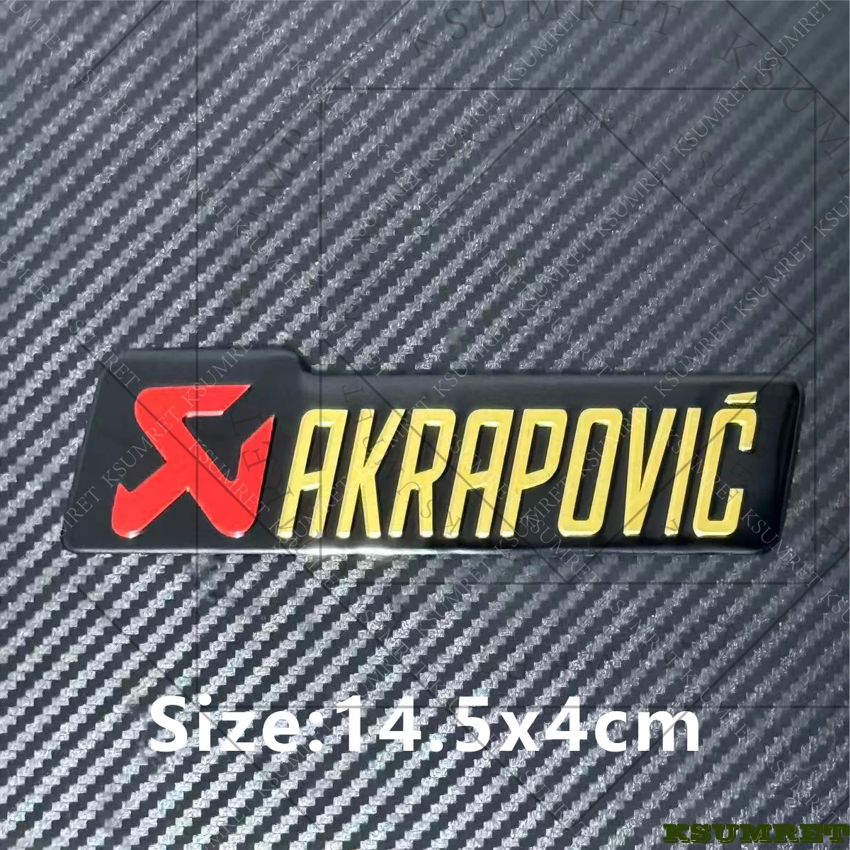 Bold Akrapovic Motorcycle Logo Decal Set 2 Bold Akrapovic Motorcycle Logo Decal Set - Image 2
