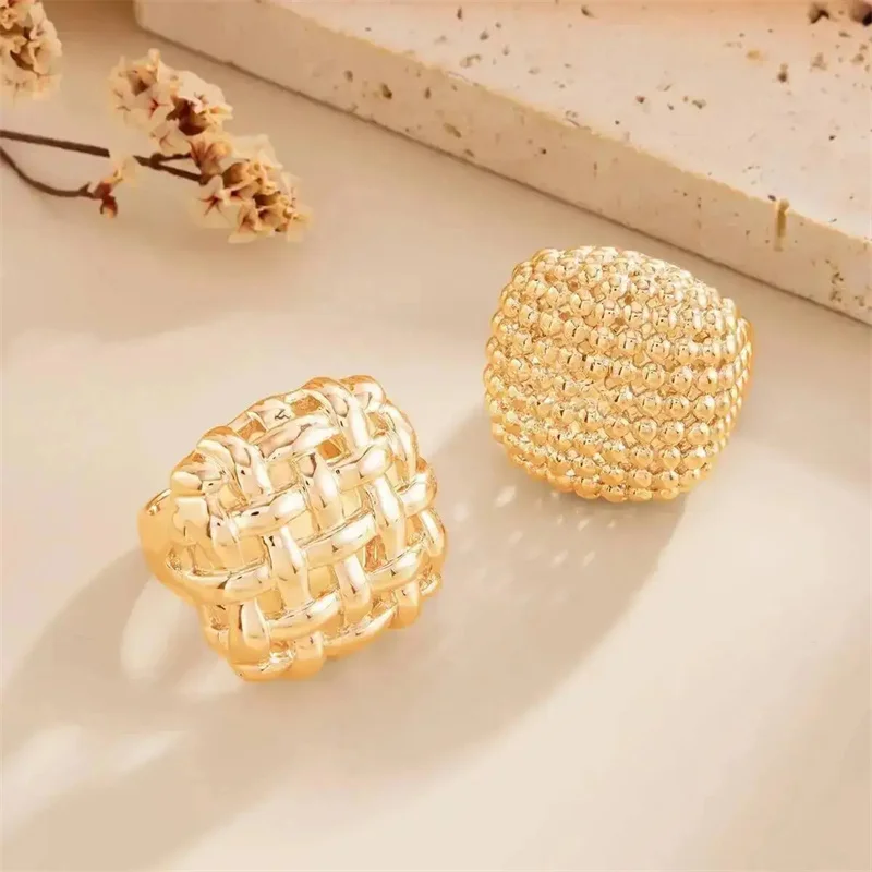 Luxury Geometric Adjustable Rings Set for Women 4 Luxury Geometric Adjustable Rings Set for Women - Image 4