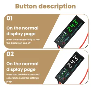 Voktta DC 7-55V Battery Indicator Panel 14 Sc004a1bbcf7a4ccb94c1d9d6466aa0a23