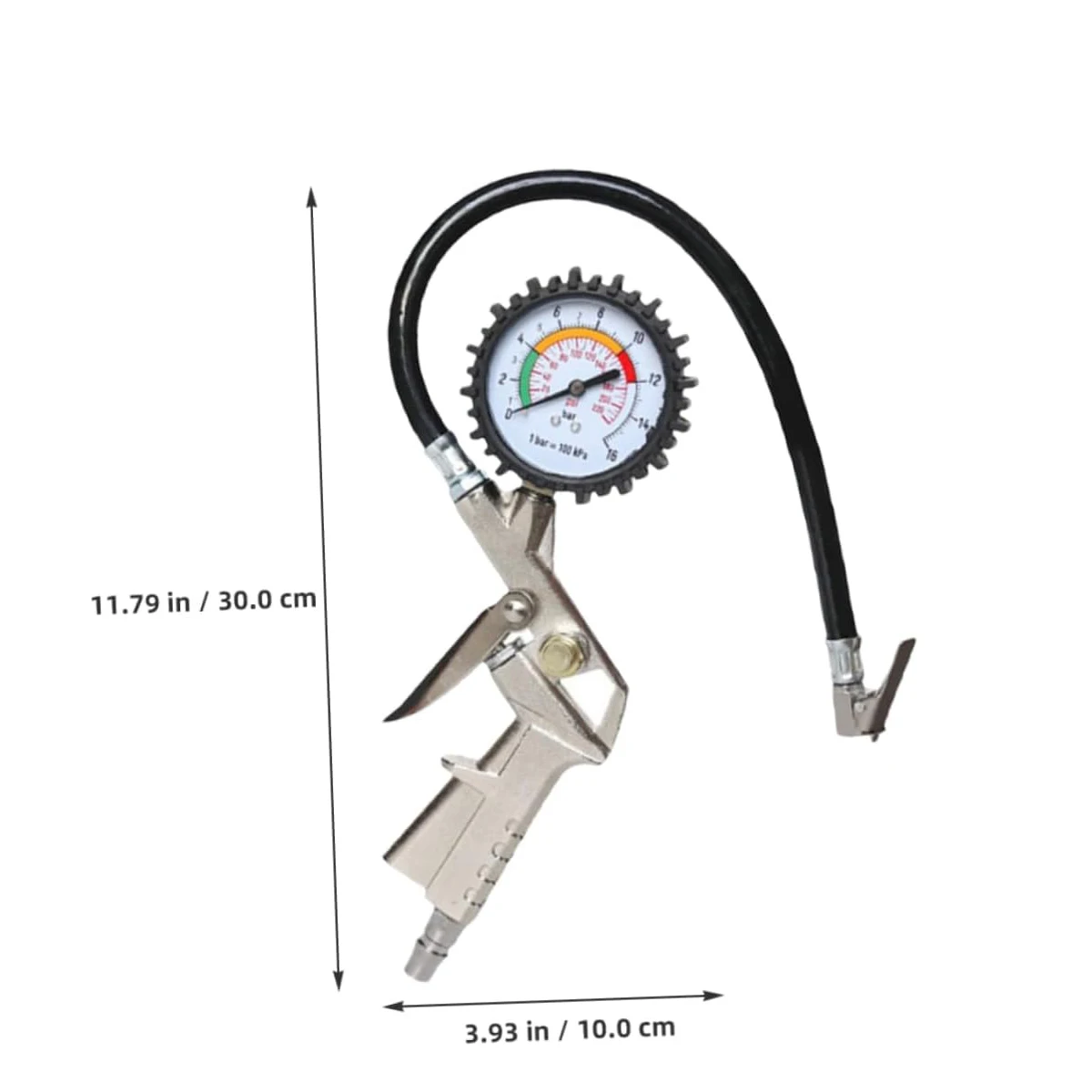 Multifunctional Tire Pressure Gauge with Color Indicator 2 Multifunctional Tire Pressure Gauge with Color Indicator - Image 2