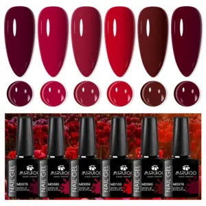 6-Pack UV/LED Gel Nail Polish Set 17 Sc1453bb0f80f4cb6aba6022d56418b9e0