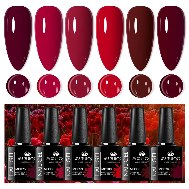 6-Pack UV/LED Gel Nail Polish Set 8 6-Pack UV/LED Gel Nail Polish Set - Image 8