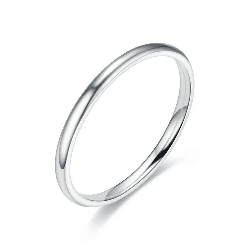Minimalist Stainless Steel Wedding Band for Men and Women 8 Minimalist Stainless Steel Wedding Band for Men and Women - Image 8