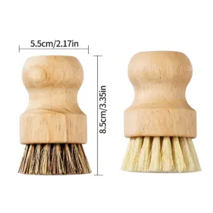 Solid Wood Kitchen Cleaning Brush with Sisal Bristles 12 Sc1a7397dd94b4c3fa5ad4288fd5f2fc1N