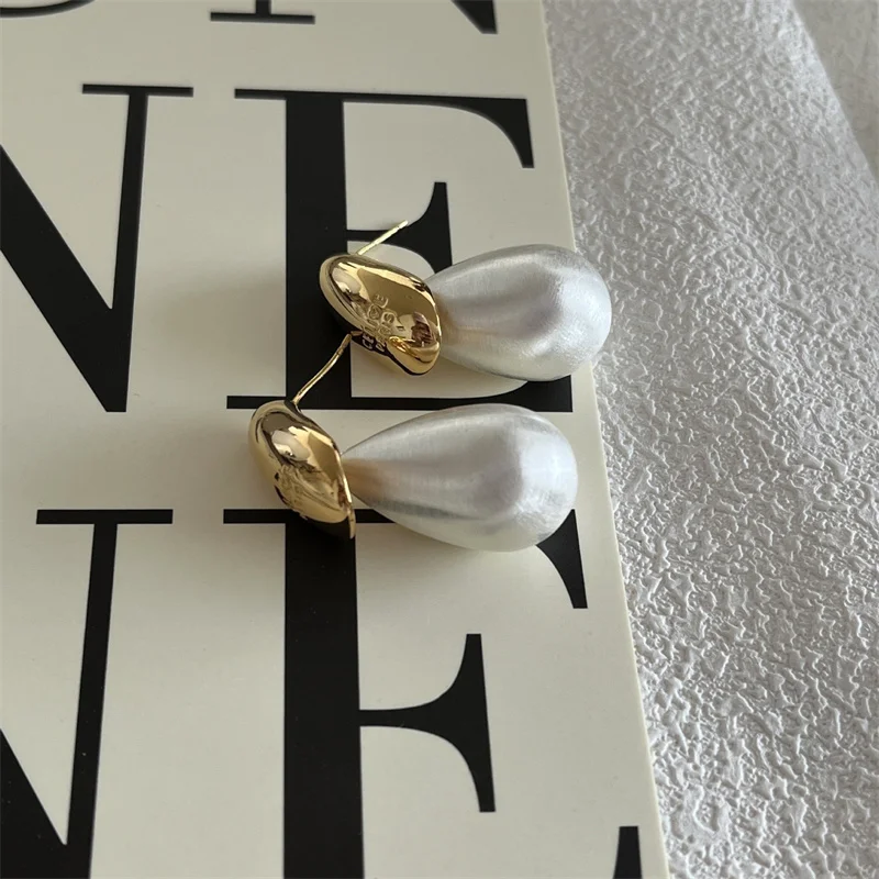 Vintage Water Drop Earrings with Celine Paris Detail 5 Vintage Water Drop Earrings with Celine Paris Detail - Image 5