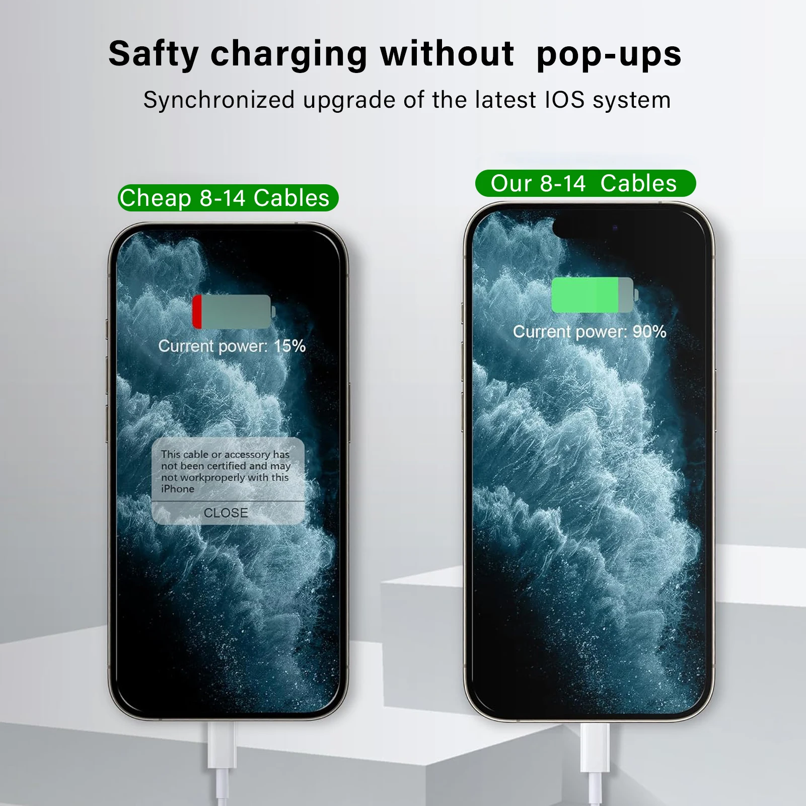 USB A to Lightning Charging Cables 3-Pack 4 USB A to Lightning Charging Cables 3-Pack - Image 4