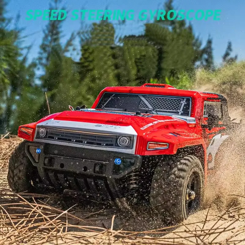 Green and Red Off-Road RC Truck 1:12 Scale 5 Green and Red Off-Road RC Truck 1:12 Scale - Image 5
