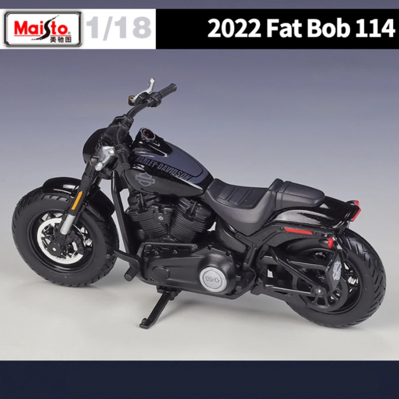 Maisto 1:18 Fat Bob 114 Motorcycle Model 5 Maisto 1:18 Fat Bob 114 Motorcycle Model - Image 5