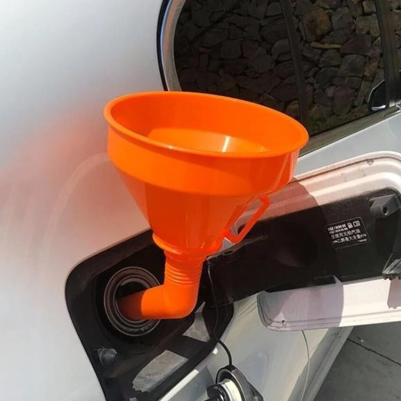 Bright Orange Automotive Refueling Funnel Set 2 Bright Orange Automotive Refueling Funnel Set - Image 2