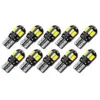 10-Piece 12V T10 W5W/194 LED Bulb Set