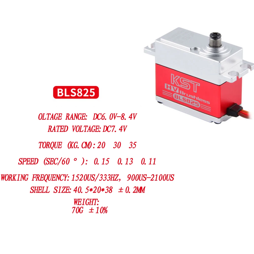 KST BLS905X & BLS815 Brushless RC Servos Set 4 KST BLS905X & BLS815 Brushless RC Servos Set - Image 4