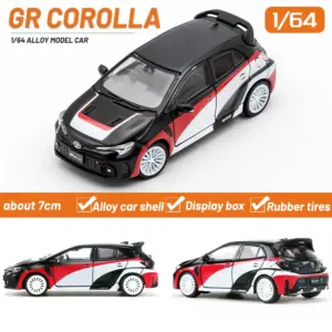 GCD Toyota Corolla GR 1:64 Diecast Model 14 Sc38b8b8831554cf29a58fb59190536aaU
