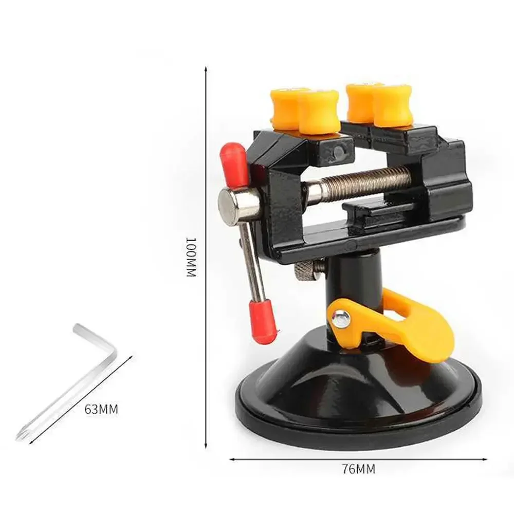 Portable Mini Bench Vise with Rotatable Suction Base 6 Portable Mini Bench Vise with Rotatable Suction Base - Image 6