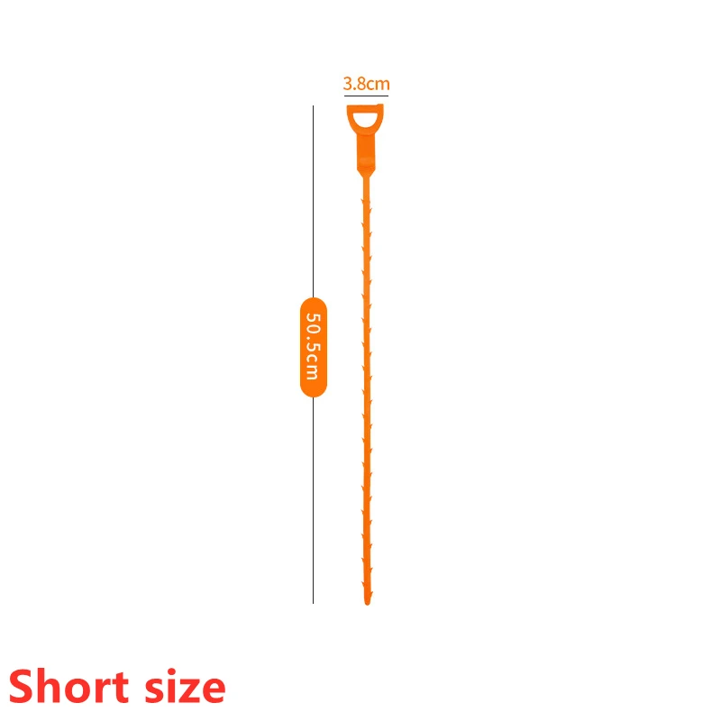 Bright Orange Drain Snake for Easy Unclogging 7 Bright Orange Drain Snake for Easy Unclogging - Image 7