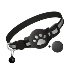 Black Small Cat GPS Collar with Real-Time Tracking 15 Sc48a0aa986aa4370b867827c63070fd5Y