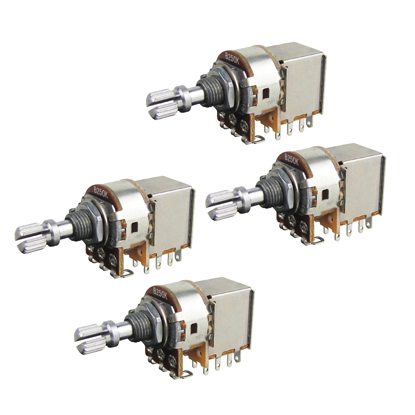 High-Quality Metal Push-Pull Guitar Potentiometers 8 High-Quality Metal Push-Pull Guitar Potentiometers - Image 8