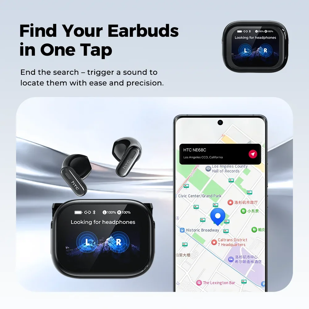 HTC NE68 Bluetooth Earbuds with 30H Battery 4 HTC NE68 Bluetooth Earbuds with 30H Battery - Image 4