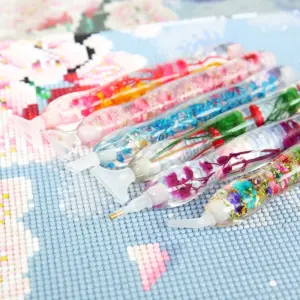 Sparkling Crystal Flower Resin Drill Pen 12 Sc52a0b053e3a4a04bbdcf30b60400592C
