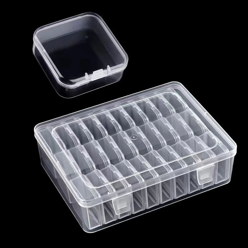 30-Grid Clear Plastic Organizer for Small Items 2 30-Grid Clear Plastic Organizer for Small Items - Image 2