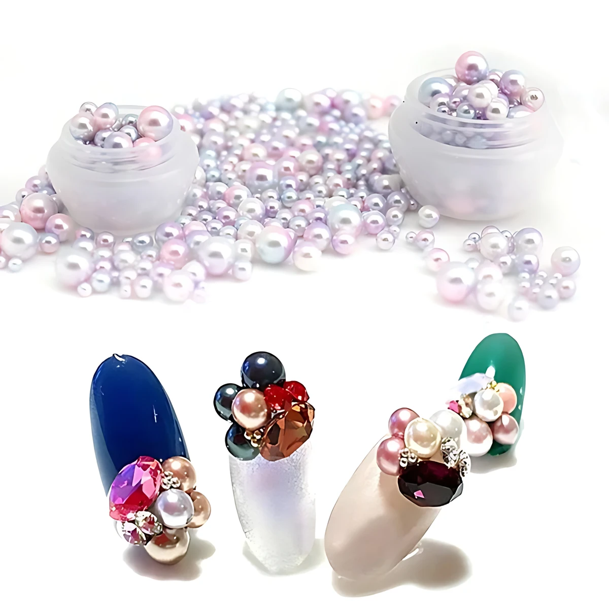 Multicolor Acrylic Spacer Beads Set (150 pcs) 5 Multicolor Acrylic Spacer Beads Set (150 pcs) - Image 5