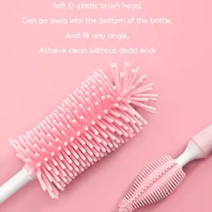 Silicone Baby Bottle Cleaning Set with 3 Brushes 13 Sc64f9088f6a14fd5ac22fa1eb72b54415