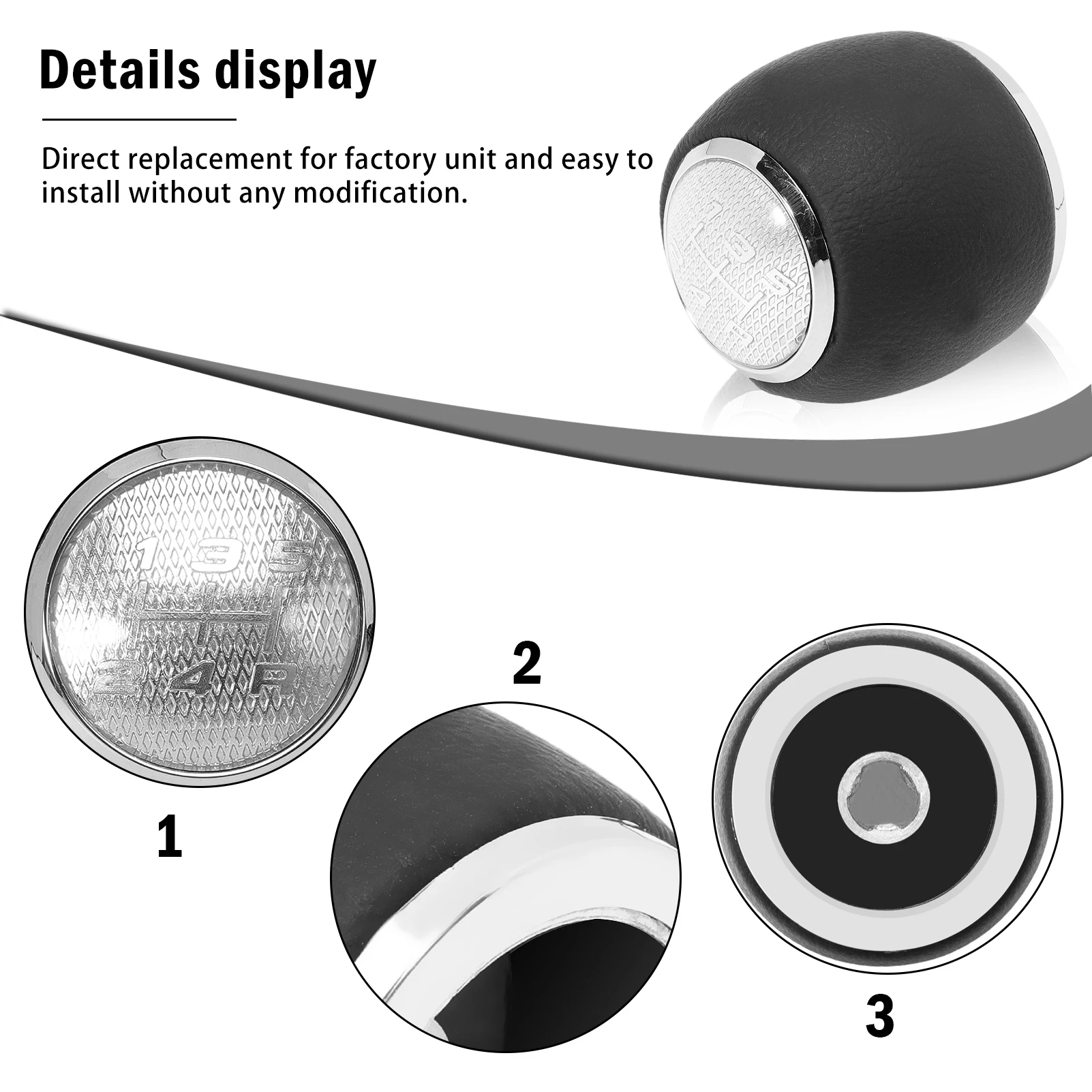 Alfa Romeo Mito 5-Speed Gear Shift Knob 4 Alfa Romeo Mito 5-Speed Gear Shift Knob - Image 4