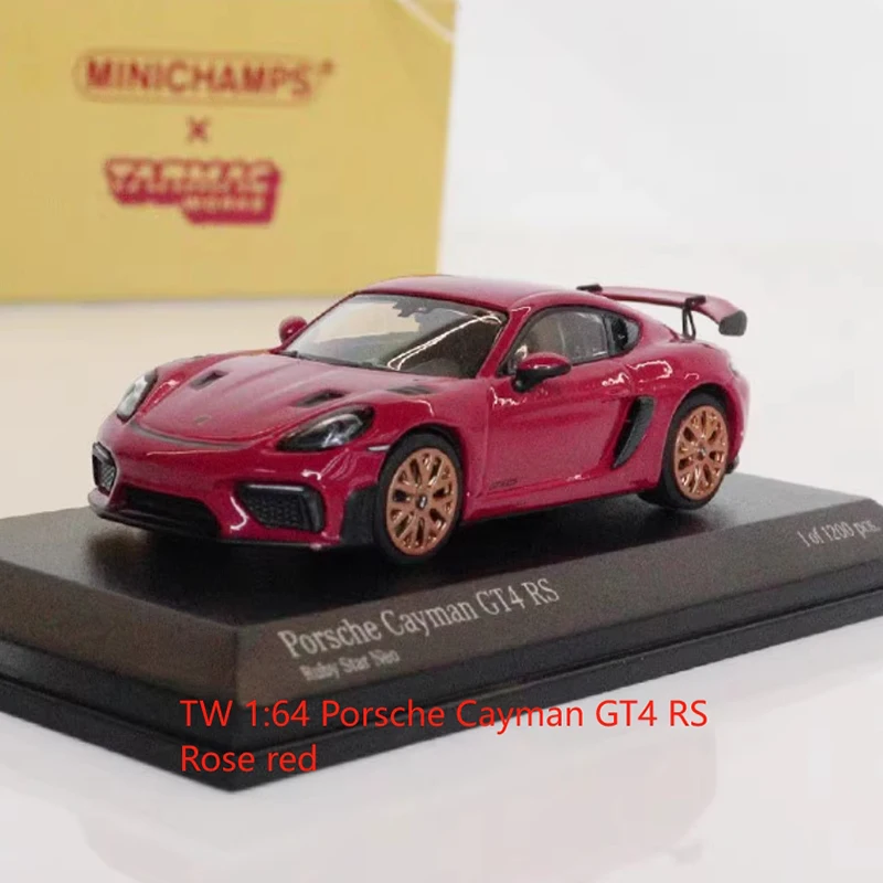 Vibrant Orange Porsche Cayman GT4 RS Model 1:64 Scale 3 Vibrant Orange Porsche Cayman GT4 RS Model 1:64 Scale - Image 3