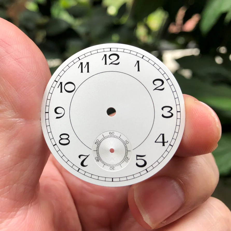 Black and Copper Mechanical Watch Dial 38.8mm for ETA6498/ST3621 2 Black and Copper Mechanical Watch Dial 38.8mm for ETA6498/ST3621 - Image 2