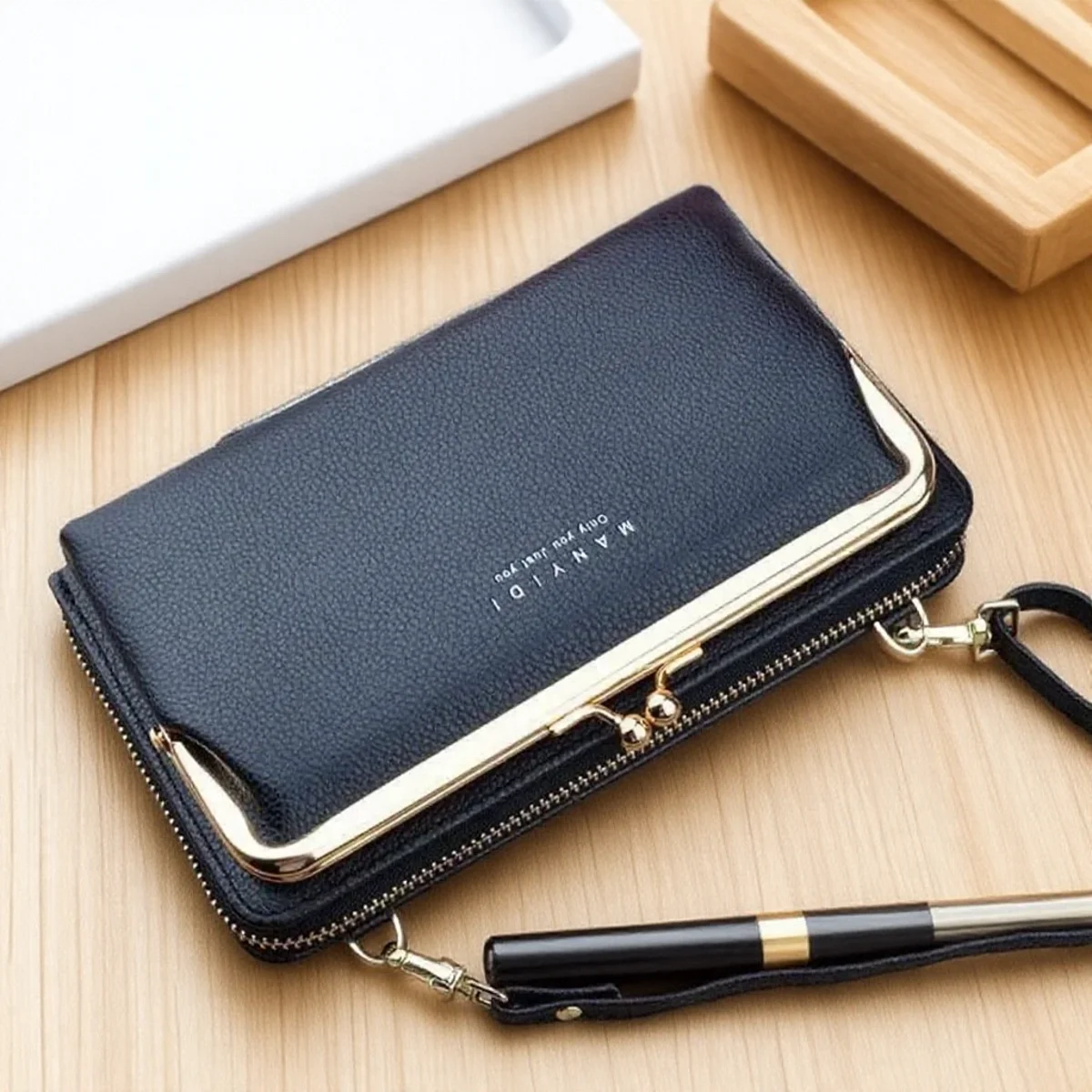 Elegant Women's Double-Layer Wallet Bag 10 Elegant Women's Double-Layer Wallet Bag - Image 10